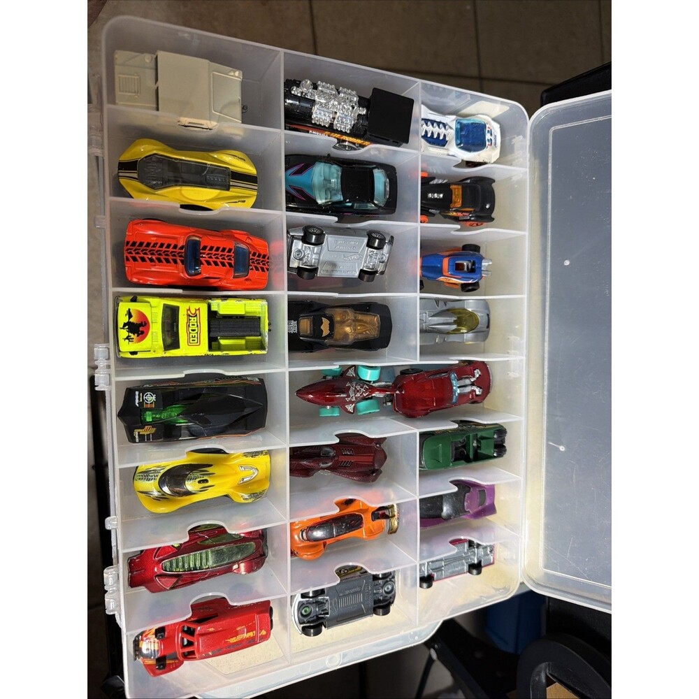Hot Wheels - Lot of 48 Loose Car Plus Case